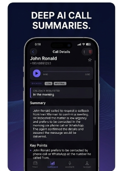 Aria Deep Call Summaries